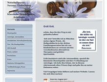 Tablet Screenshot of naturheilpraxis-dinkelmann.de